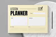 Minimal Lesson Planner Template, a Stationery Template by MightyDesign (Thumbnail 3 of 6)