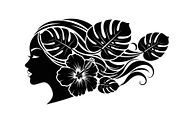 Floral Woman Face Silhouette Bundle, an Illustration by jahid234 (Thumbnail 11 of 31)