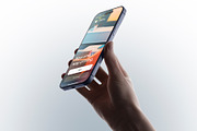 24 iPhone 17 Pro in Hand Mockups, an iPhone Mockup by Asylab (Thumbnail 41 of 107)