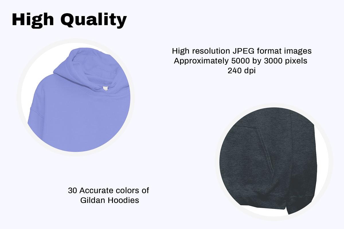 Gildan Hoodie Mockups Bundle 18500, a Hoody Mockup by creativsupply (Photo 2 of 5)