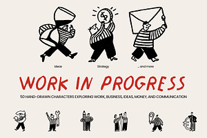 Work in Progress: 50 Characters, a Person Illustration by Veyla