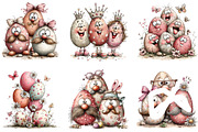 Watercolor Easter Kids Clipart, an Illustration by CraftArtStudio (Thumbnail 2 of 6)