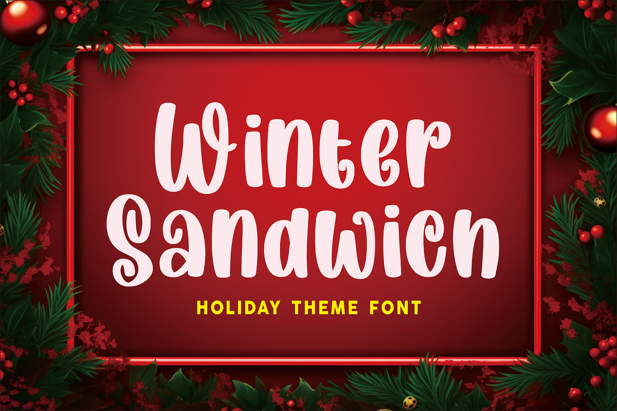 Winter Sandwich, a Script Font by Mozatype (Photo 1 of 9)