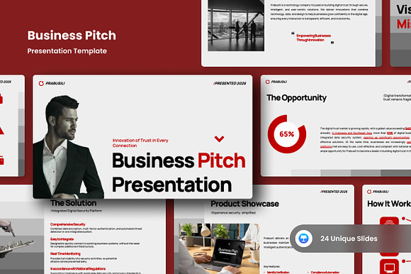 Business Pitch Deck Keynote preview 6