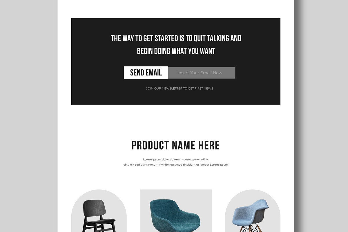 Website Landing Page Design Layout, a Landing Page Template by MightyDesign (Photo 4 of 9)
