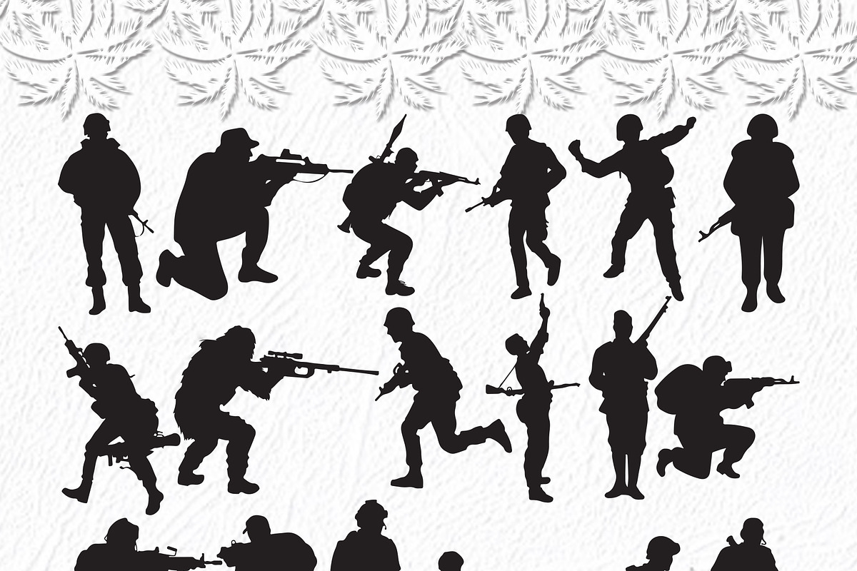 Soldiers Svg, Army, Navy Svg, an Object Graphic by VectorWorlds (Photo 3 of 3)