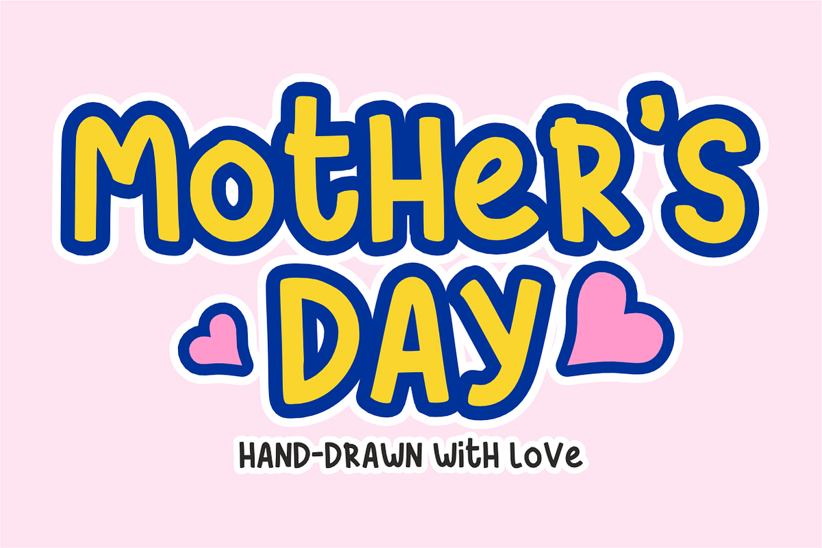 Cute Bear - Playful Display Font, a Handwritten Font by KiddoGlyphs Studio (Photo 2 of 5)