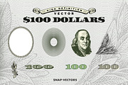 Vector $100 Dollars, an Illustration by Snap Vectors (Thumbnail 3 of 5)