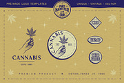 Cannabis & Hand vintage illustration, a Healthcare Illustration by Fat Hamster (Thumbnail 11 of 16)