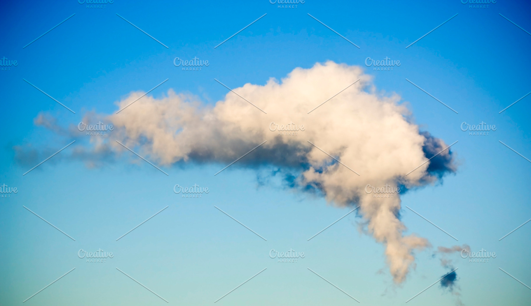 Air Pollution Cloud In Sky, an Industrial Photo by THP Creative