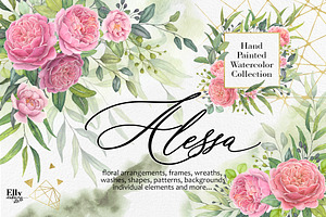 Roses - Watercolor Floral Collection