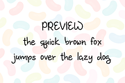 Jellybean | a cute handwritten font, a Handwritten Font by Design av MAD (Thumbnail 2 of 6)