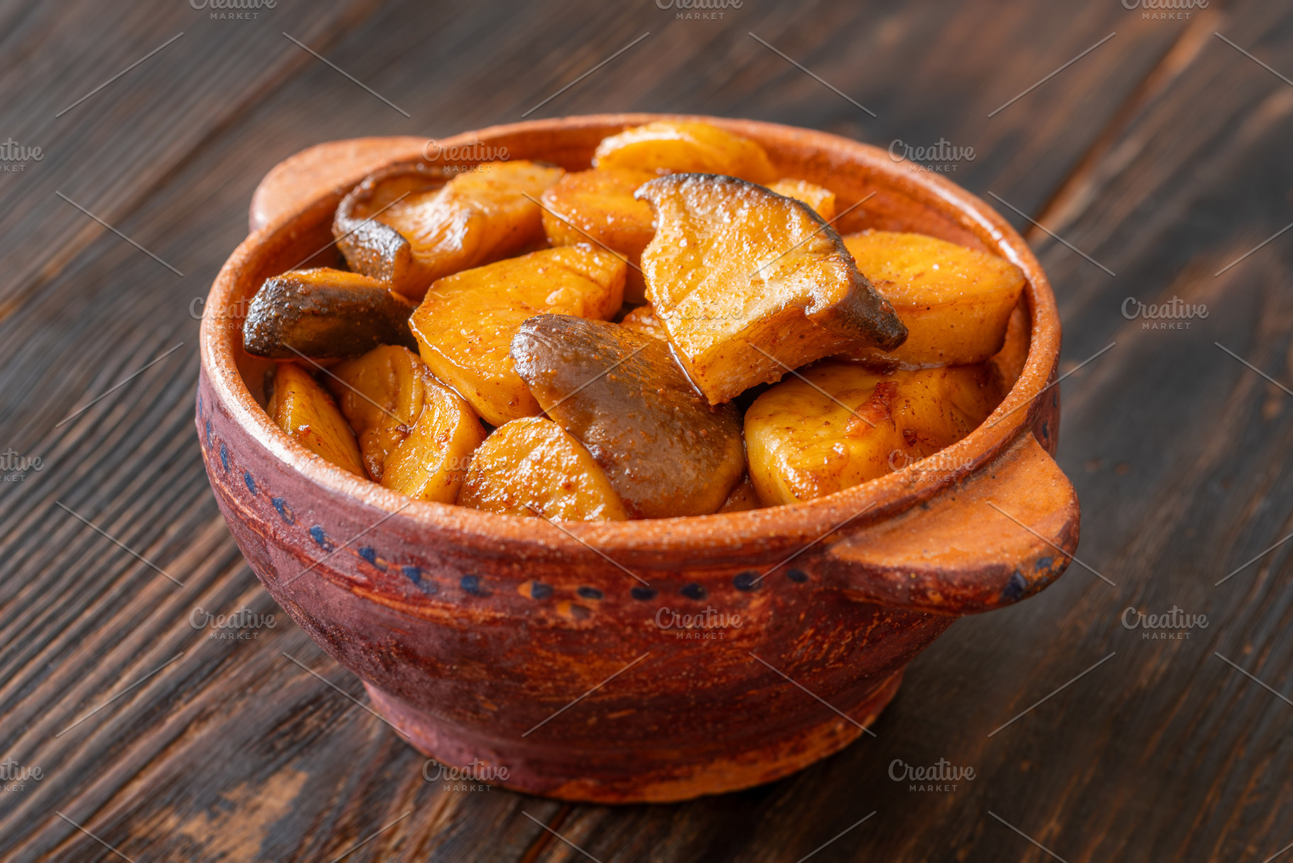 Sautéed baby Eryngii mushrooms, a Food & Drink Photo by Alexander Prokopenko