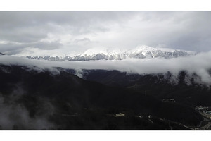 Aerial View Of The Stunning Winter