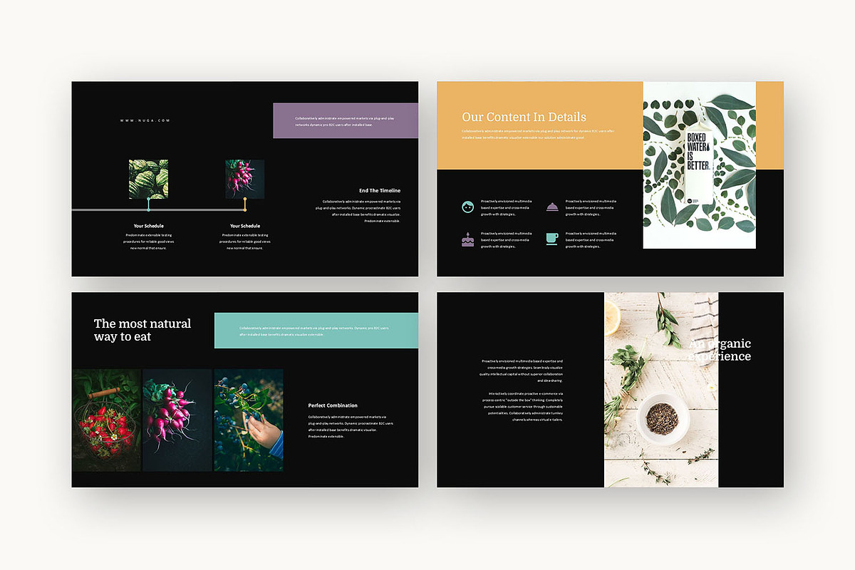 Nuga : Natural Food Google Slides, a Presentation Template by Punkl Camp (Photo 12 of 15)