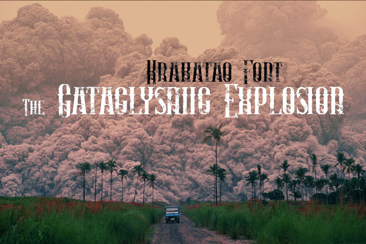 Krakatao - Vintage Font preview 3