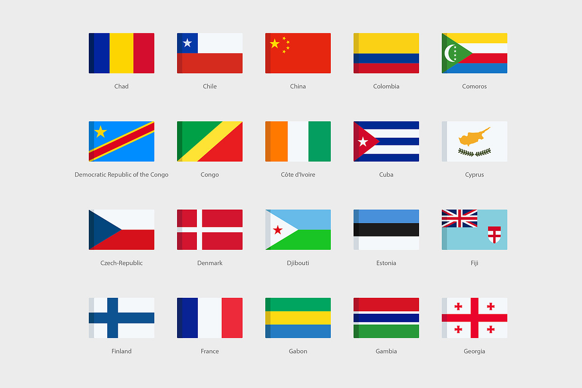 Country flag 140 icon, an Icon by Icongeek26 (Photo 1 of 8)