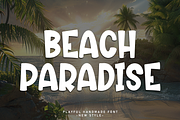 Beach Paradise | Script Font, a Script Font by Scratchones (Thumbnail 1 of 8)