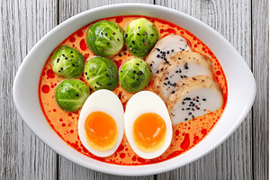 Asian noodles known as Miso Ramen, a Food & Drink Photo by ZinetroN