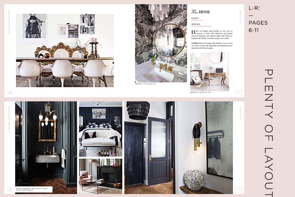 SALE - 30% off -The Olivia Portfolio, a Brochure Template by STUDIO MEROE (Photo 6 of 10)