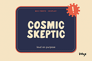 Cosmic Skeptic — A Handlettered Sans, a Sans Serif Font by Mix Fonts (Thumbnail 1 of 12)