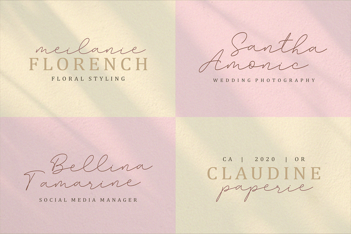 SALE! Amalina Monoline Font preview 3