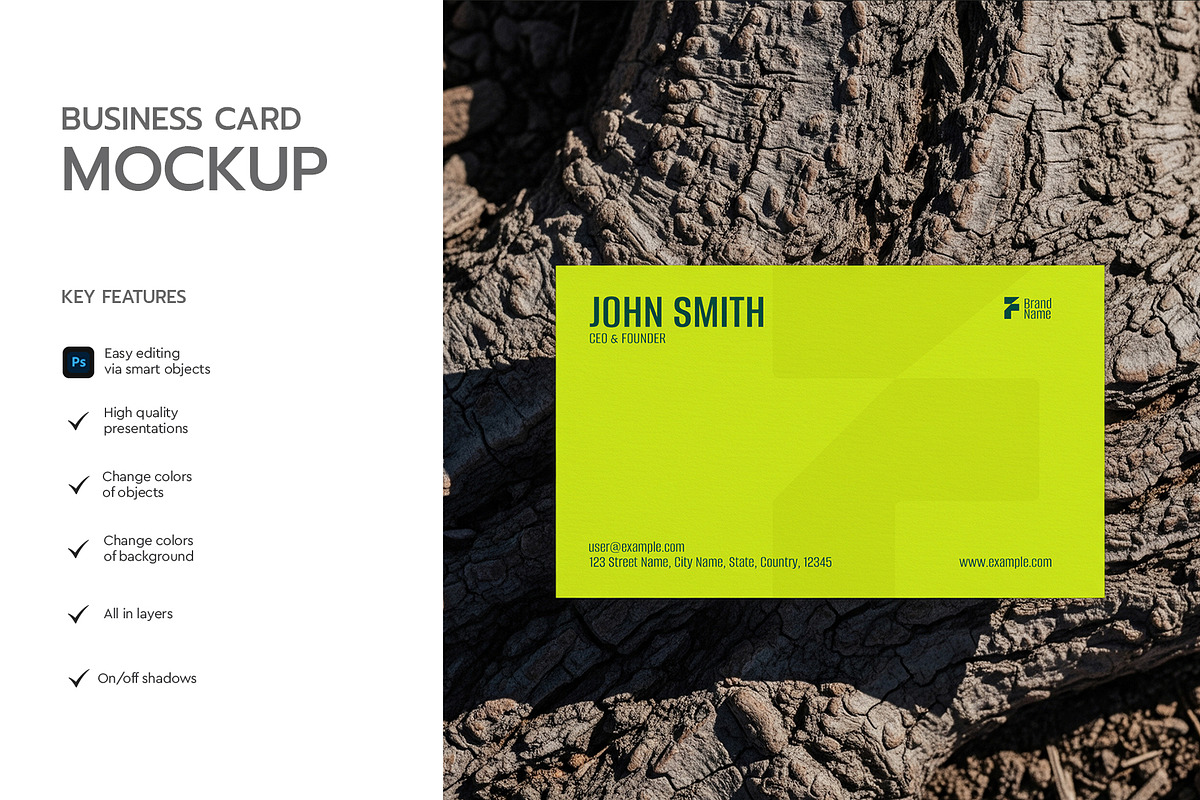 Business Card Mockup Design, a Product Mockup by graphypix (Photo 2 of 4)