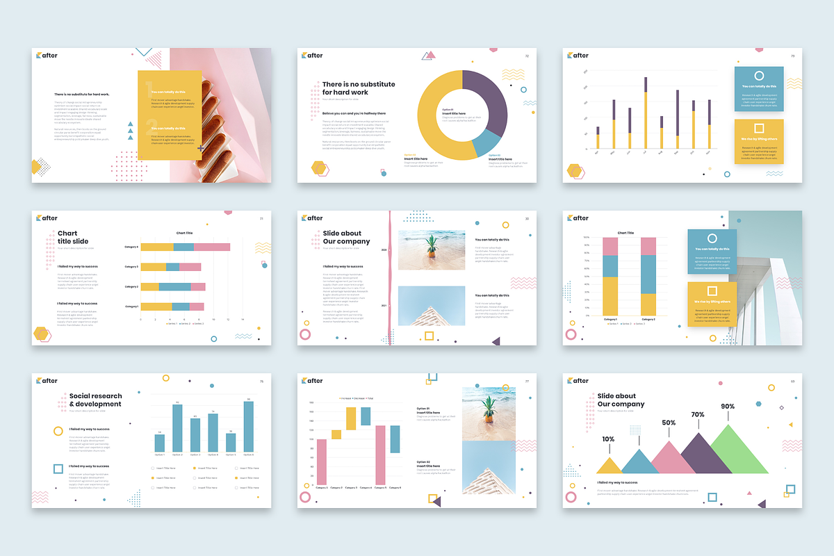 After Geometric Powerpoint Template, a Presentation Template by Reshapely (Photo 11 of 11)