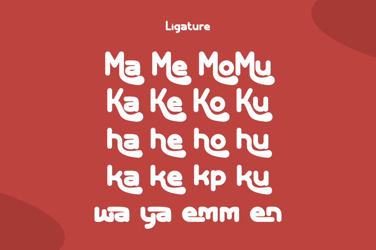 Mondelya - Funny Font, a Sans Serif Font by Iqsiart Studio (Photo 7 of 7)