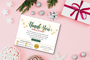 Christmas Thank You Card Bundle, a Card Template by Miku Waku (Thumbnail 6 of 7)