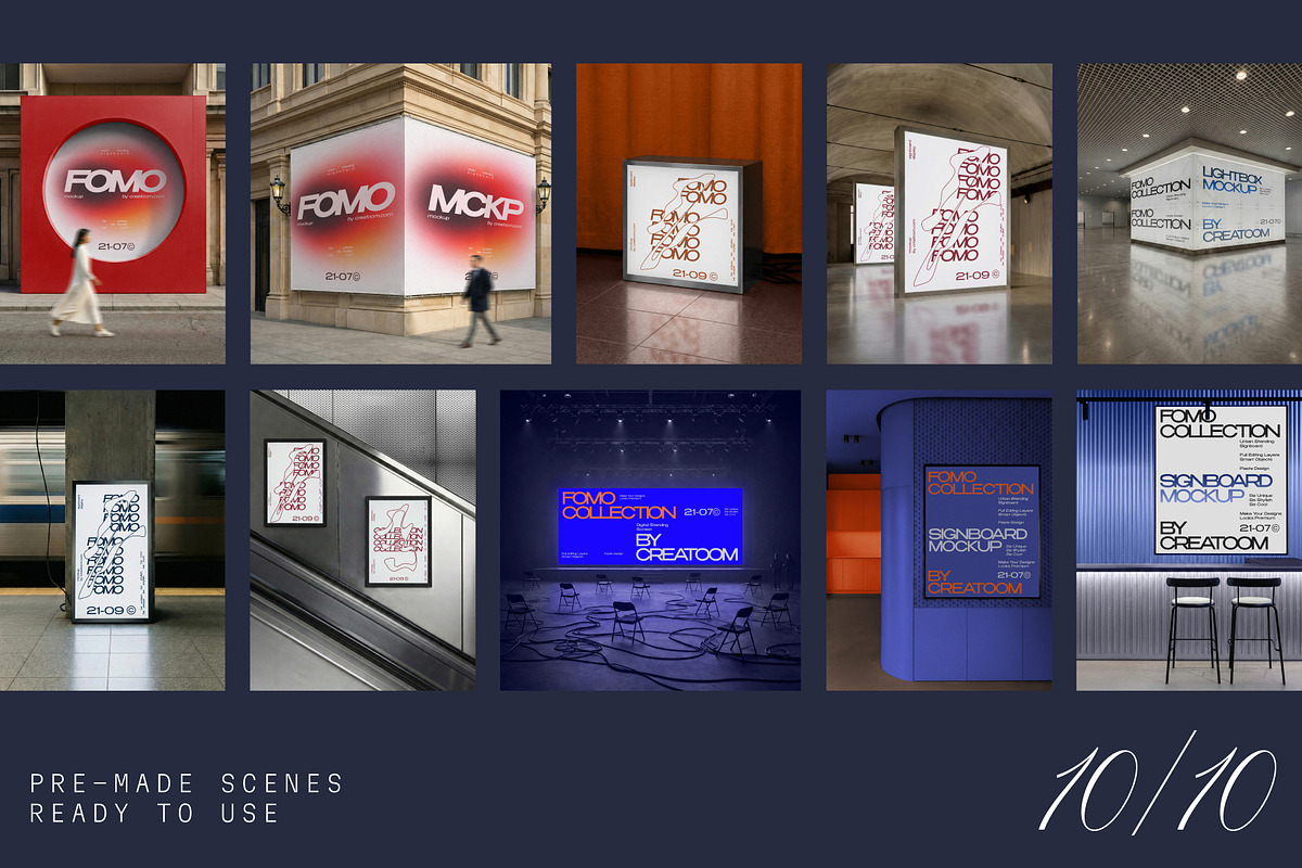 Urban Advertising Mockups (10 psd), an Advertising Mockup by Creatoom (Photo 10 of 10)