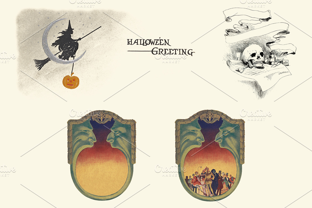 Vintage Holiday Graphics, an Illustration by Blue Line Design (Photo 4 of 15)