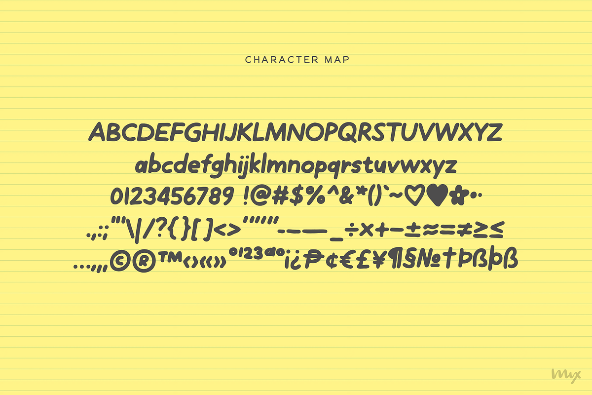 Mix Cheat Sheet, a Handwritten Font by Mix Fonts (Photo 2 of 3)