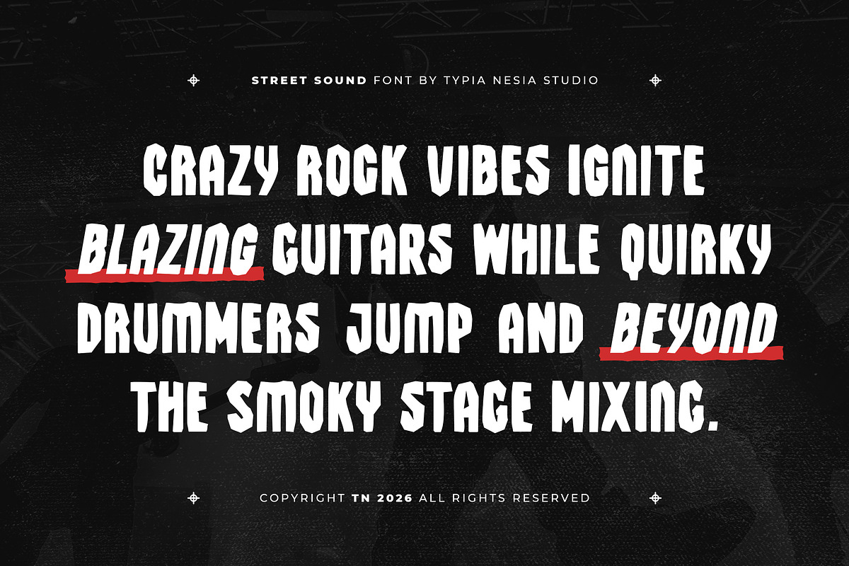Street Sound - Urban Paper Cut Font, a Sans Serif Font by Typia Nesia (Photo 12 of 12)