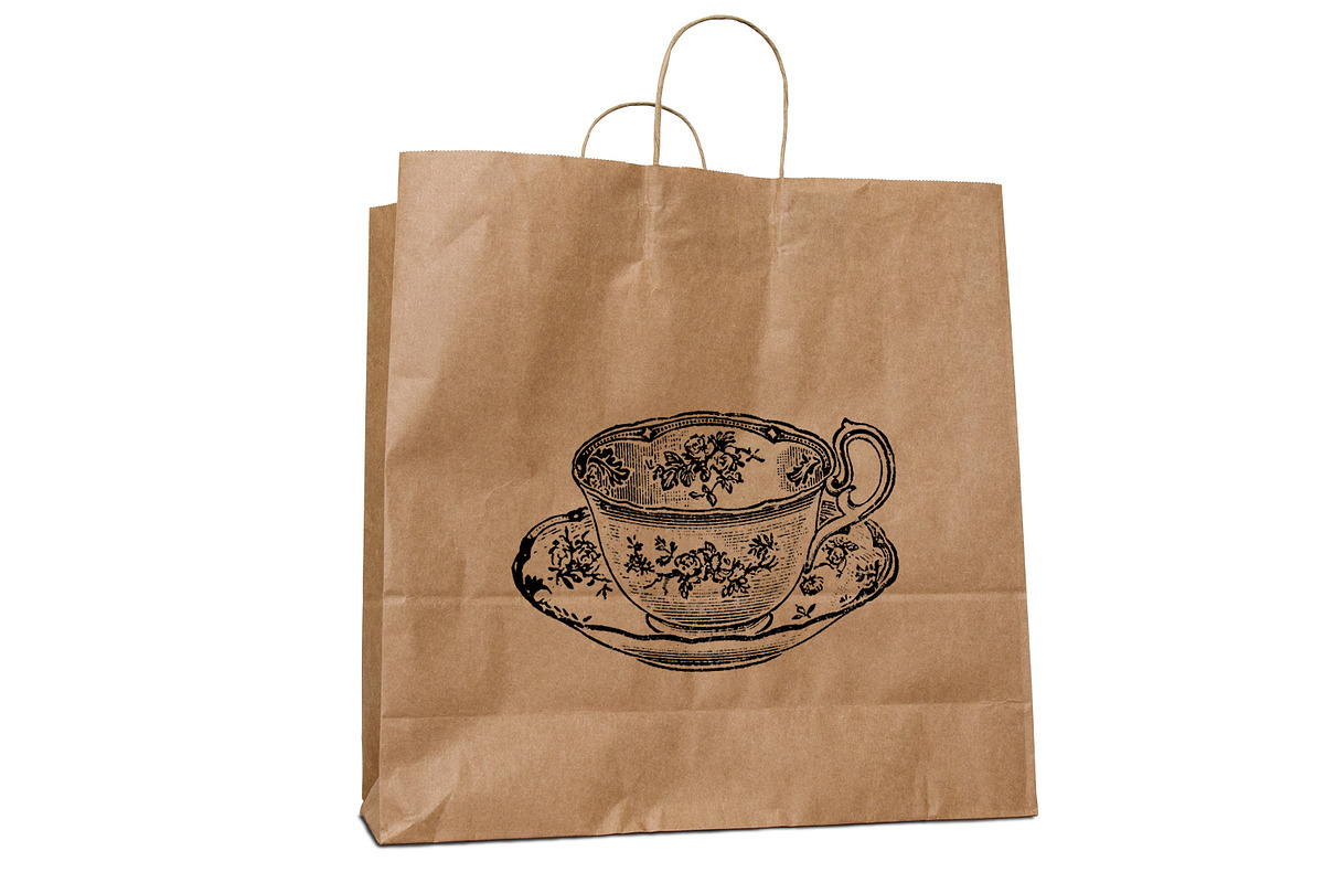 Sheet Transfer to Fabric - Teacup, a Print Template by Kseniya-Omega (Photo 3 of 3)