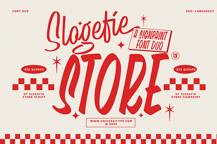 UT Slogefie Store Font Duo