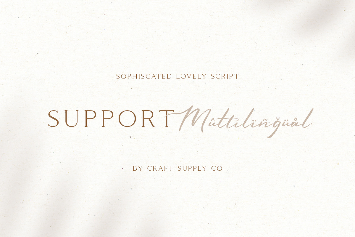 Sophiscated - A Lovely Script Font, a Script Font by Craft Supply Co. (Photo 9 of 10)
