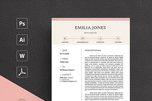 Pinky Resume Template / CV Template