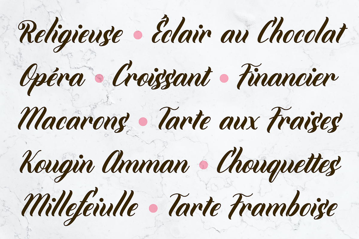 Sweetener, a Script Font by Cyanotype (Photo 7 of 20)