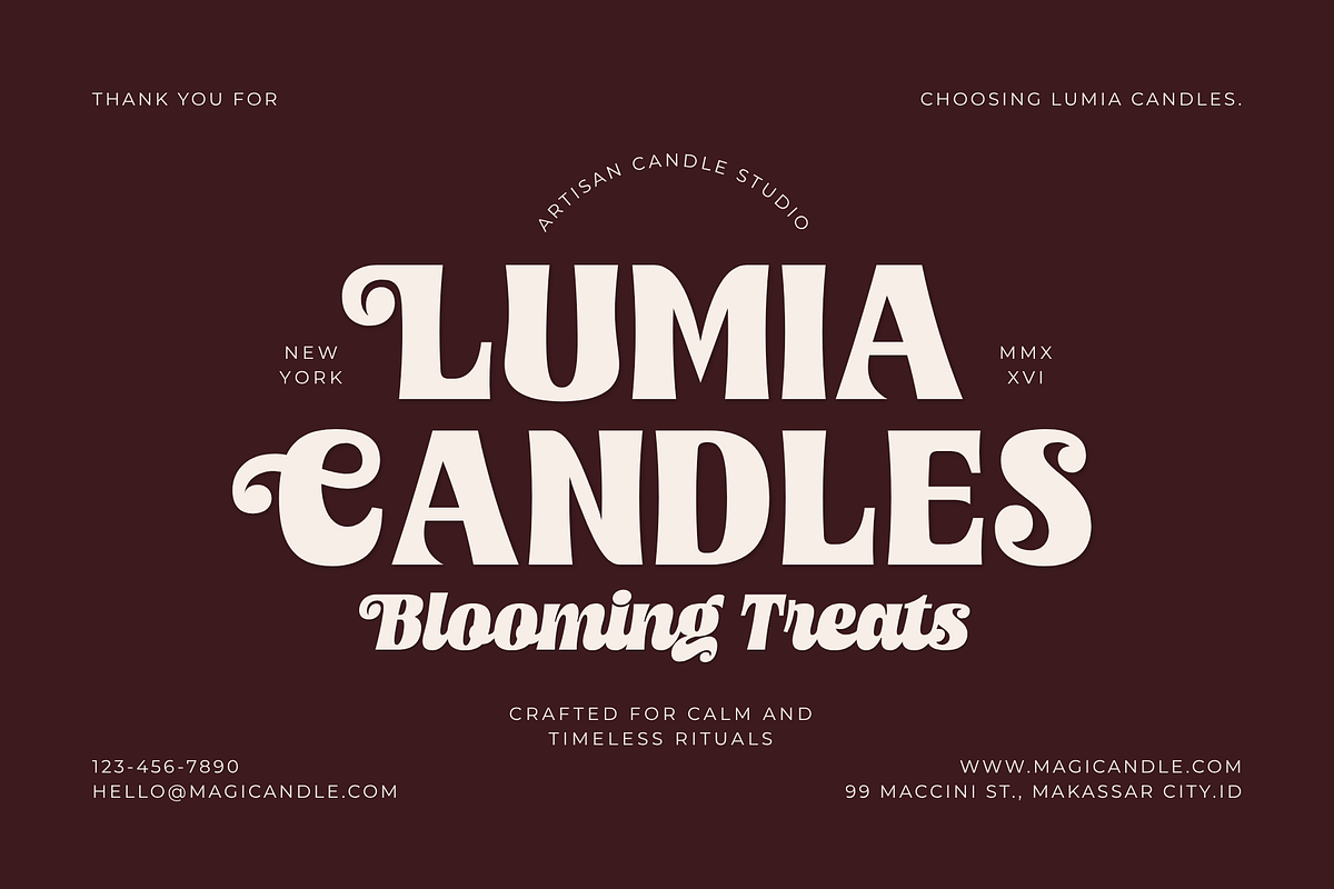 Moilenka - A Bold Retro Script, a Handwritten Font by Ainun Jinan (Photo 9 of 12)