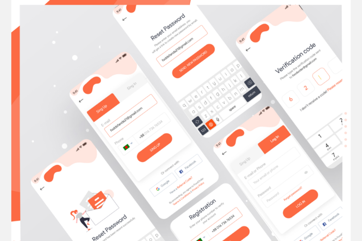 Foodhunt- Food Delivery app ui kit, a Templates & Theme by Design-Craft (Photo 5 of 6)