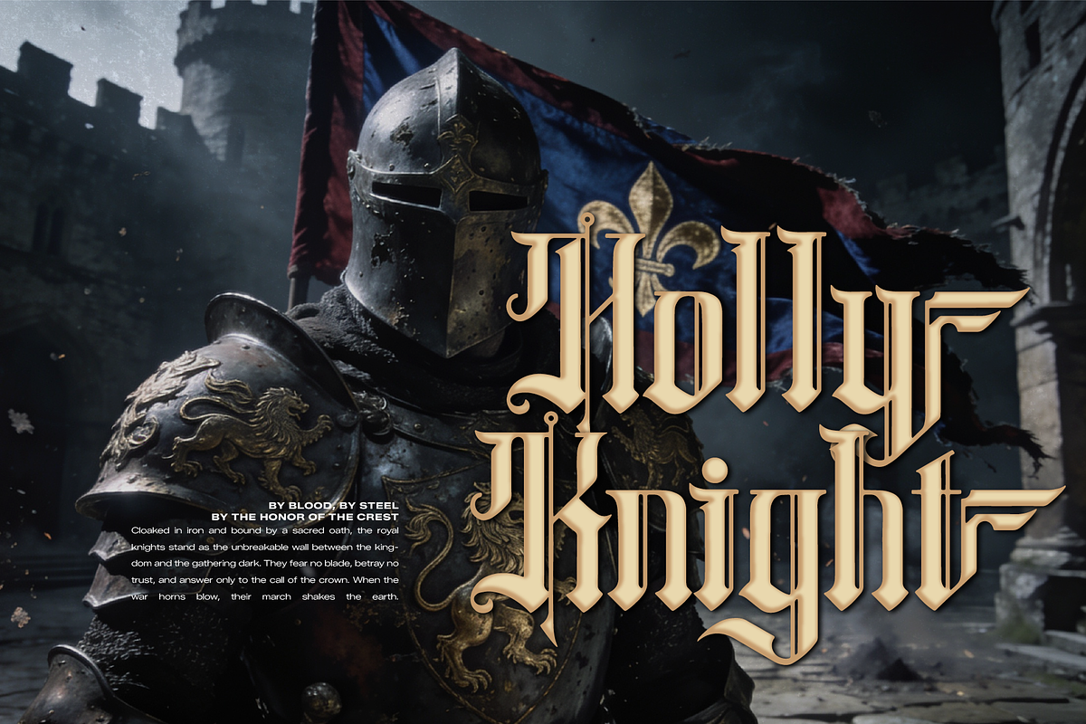 Chronicle Reign | Blackletter Font, a Blackletter Font by Denustudios (Photo 5 of 12)