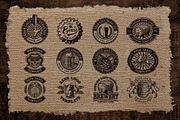 Vintage Beer Emblems Bundle, an Illustration by Harry Kasyanov (Thumbnail 2 of 9)