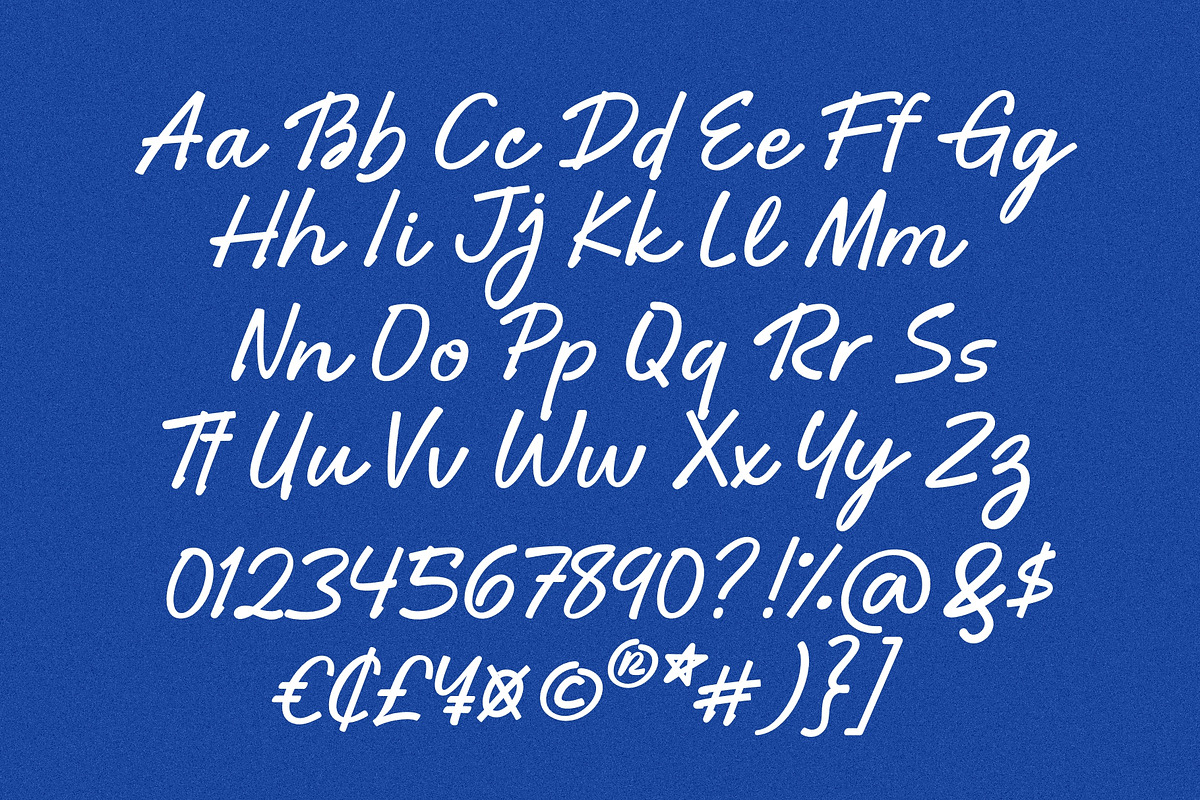 Real Balance, a Script Font by HRDR (Photo 9 of 10)