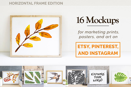 Print & Poster Mockups for Etsy
