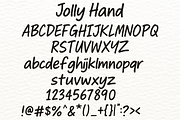 Jollyhand font, a Handwritten Font by cocodesign (Thumbnail 4 of 6)