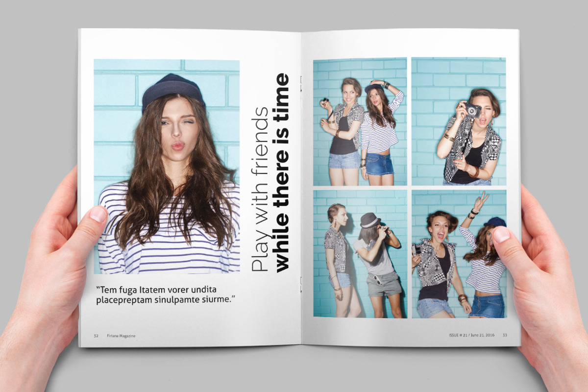 A4 Minimal Magazine, a Magazine Template by Firtana (Photo 4 of 12)