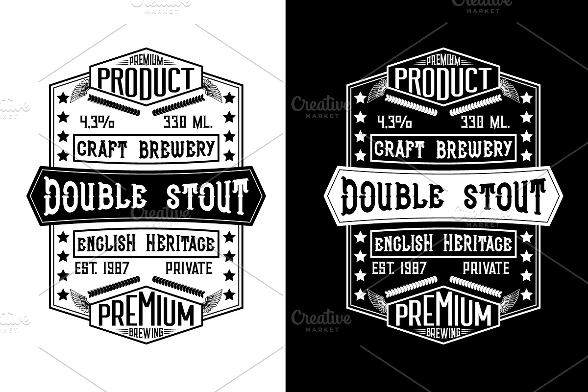 Double stout + 5 t-shirt designs, a Symbol Font by Heather_insane (Photo 6 of 6)