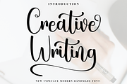 Creative Writing, a Handwritten Font by FreshTypeINK (Thumbnail 1 of 8)