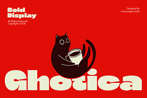 Ghotica- Bold Display Typeface